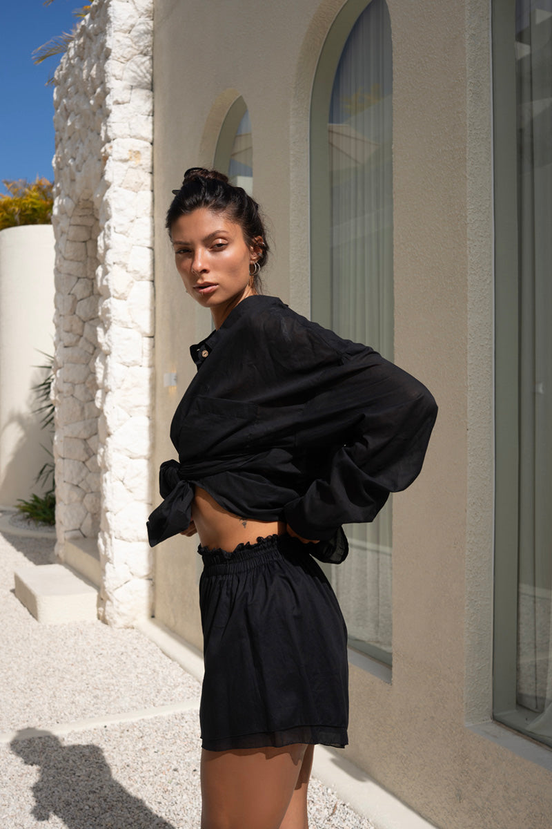 Berry Oversized Shirt
