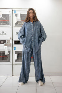 Oversized Denim Shirt