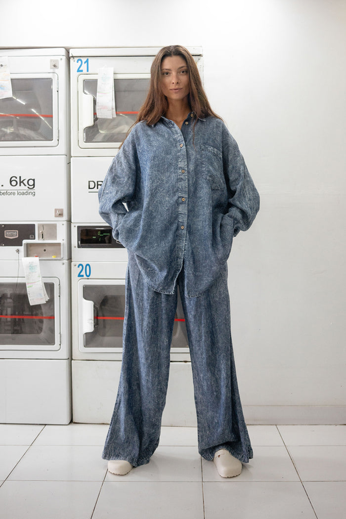 Extralong Denim Culottes