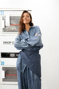 Oversized Denim Shirt