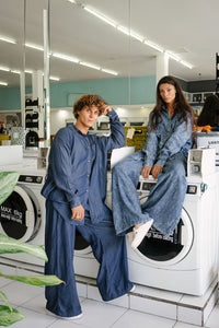 Extralong Denim Culottes