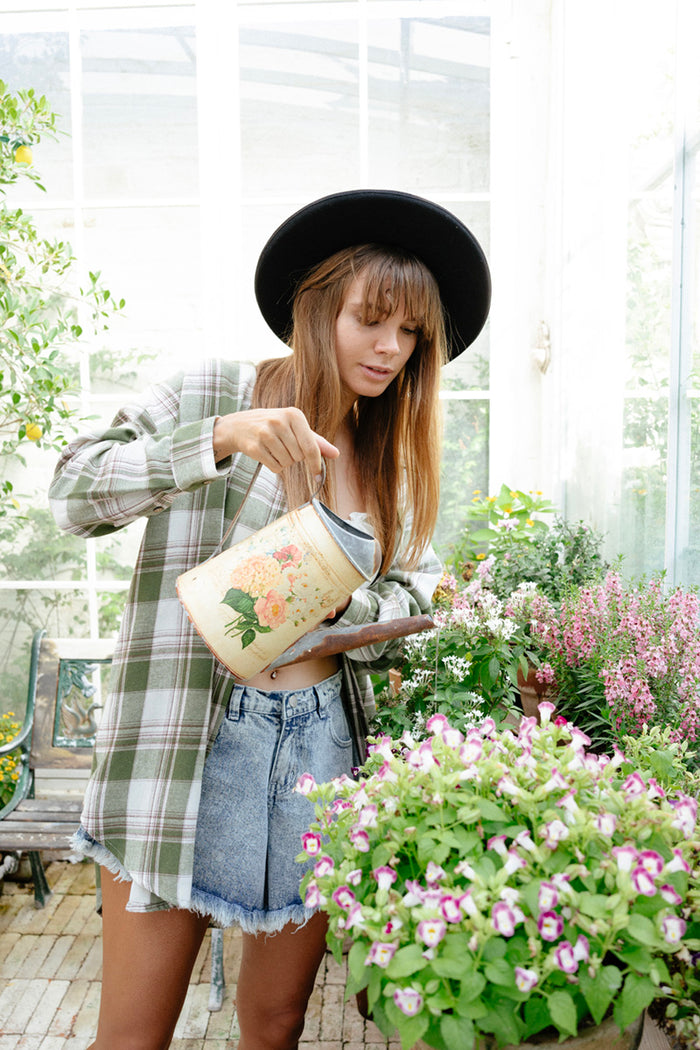 Oversized Checkered Shirt