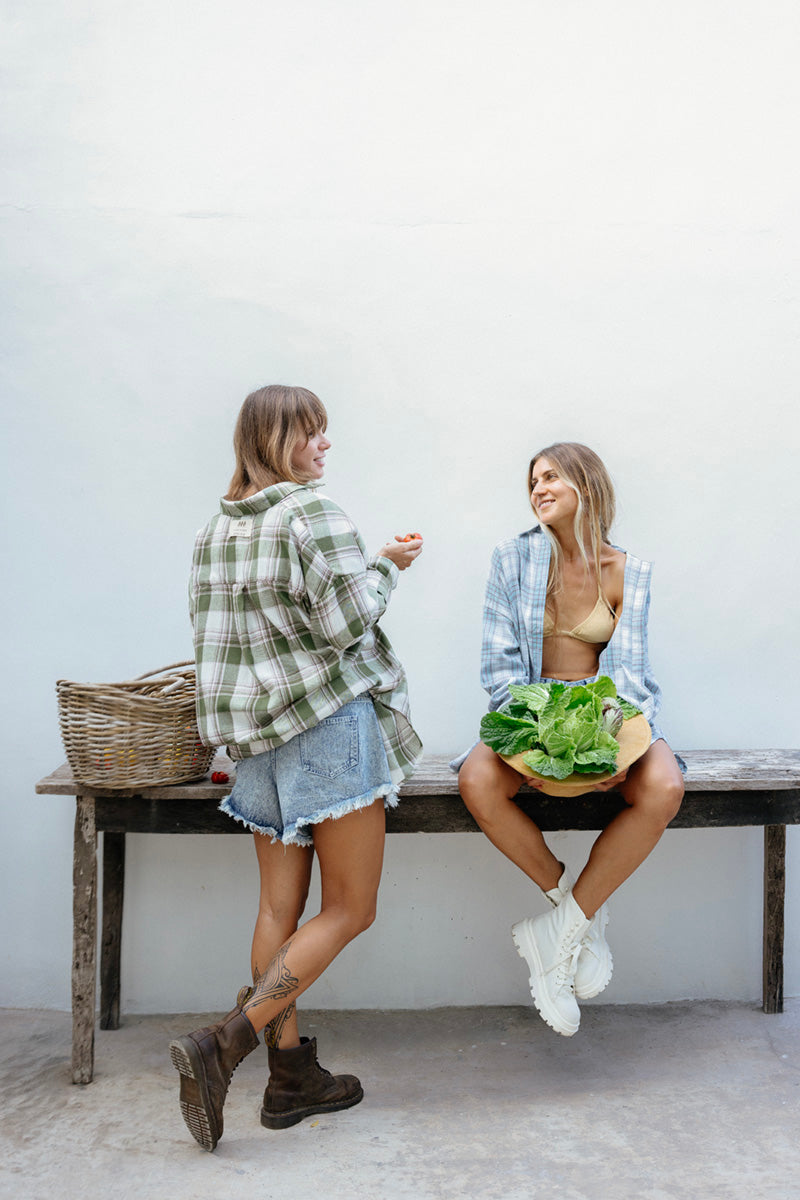 Oversized Checkered Shirt