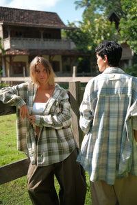 Oversized Checkered Shirt