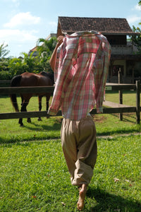 Oversized Checkered Shirt